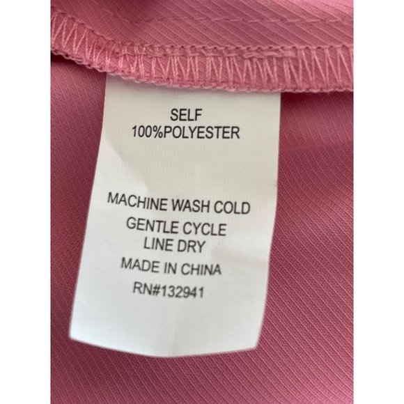 Amanda‎ Uprichard Ruffle Sleeve Top Pink Small Tie Front Size Small Barbiecore - Picture 8 of 9